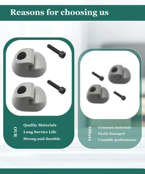 Sun Visor Clip Pair Gray Interior Bone Replacement For Kenworth And Peterbilt Cab Interiors Fits 2019 Peterbilt 579 And Kenworth T680 With Part S16 1023 661 F01377 2, showcasing quality materials.