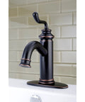 Royale LS5413RL Brushed Brass Bathroom Faucet With Solid Brass Construction Drip Free Ceramic Disc Cartridge Deck Mount 1.2 GPM