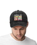 Funny RV Caravan Lover Hat For Travelers Unisex Baseball Cap Trucker Style Sun Hat in cotton blend with graphic print
