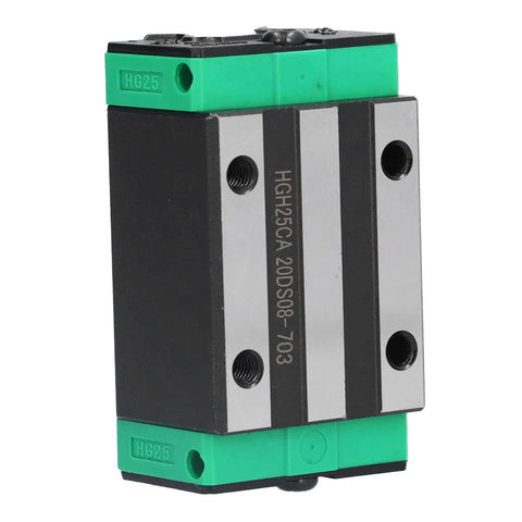 Ultra Smooth Low Friction Linear Slider Bearing With Steel Rail Block For CNC Machines And Automated Machining High Precision Linear Motion Guide Rail Component For Repeatable Positioning, HG25CA block