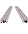 European Standard 2040 Aluminum T Slot Extrusion 800mm Linear Rail Anodized Silver For 3D Printer Laser Engraving CNC Workbench DIY Projects Built To Last And Easy To Mount