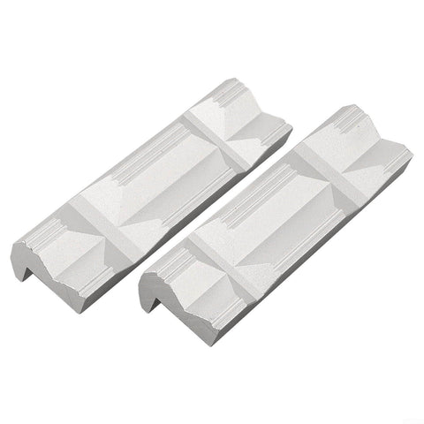 V Type Vise Jaws For CNC Milling Aluminum Alloy Fixture With Magnetic Workholding 4 Inch Or 8 Inch Options Hard Jaw Set