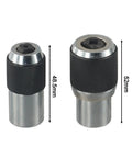 Heavy Duty 3 Piece Tap Extractor Socket Kit With Adjustable Jaws For M3 To M12 Broken Tap Removal In Tight Spaces Chrome Steel Driver Adapter, 48.5mm and 52mm sockets