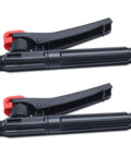 2 Pack Pump Action Backpack Sprayer Wand Replacement, Trigger Handle And Sprayer Parts, black wands with red detail
