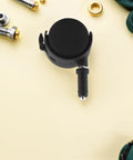 Swivel Stem Caster Wheels with Brake 2set for Furniture and Bed Frames, black wheel with stem, suitable for various furniture types.