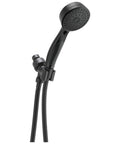 Handheld Shower Head System With 9 Dope Spray Modes Including Full Body, Massage, Matte Black Shower Arm Mount, hose attached