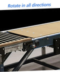 Conveyor table with 12 Pieces Mounted Bearing Casters Stainless Steel Transfer Bearings For All Directional Use.