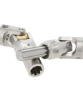 Beefy Universal Driveshaft For SCX10 SCX10 II Wraith TRX4 One Tenth RC Crawler Upgrades 86 To 115mm CNC Machined Stainless Steel