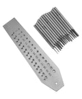 Fourteen Pcs Miniature Tap And Die Set 0.7mm To 2mm For Jewelry Making And Watch Repair with screw plate and taps