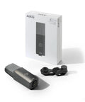 C104 Pro Large Diaphragm Cardioid Condenser Microphone For XLR Studio Use, shown with packaging and swivel mount