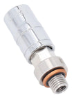 Repair Stripped Oil Pan Threads With Piggyback Drill Bit M12x1.5, Stainless Steel Self Tapping Plug Kit For Car Engines, No Welding Needed Quick Fix threaded plug close-up, stainless steel M12x1.5