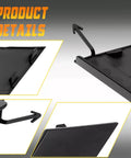 Close-up of matte black plastic detail on front bumper tow hook cover for Nissan Altima 2019 2020