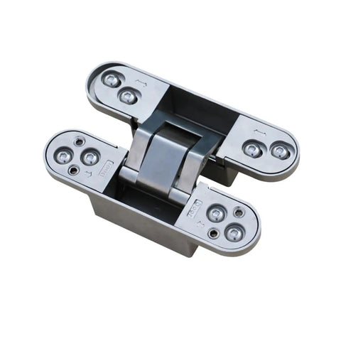 Industrial Grade Concealed Wood Door Hinges Two Hundred Kilogram Weight Capacity Heavy Duty Stainless Steel Silent Swivel Hardware
