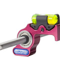 Pro Lathe Gage For Engine Lathe With Quick Tool Height Setting, Spindle Axis Alignment, Boring Bar Ready, Hands Free Design, Red