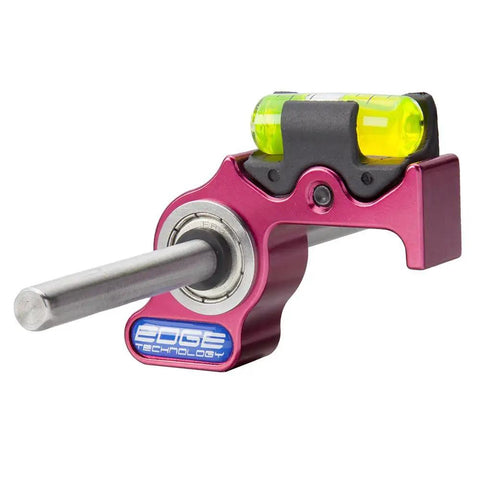 Pro Lathe Gage For Engine Lathe With Quick Tool Height Setting, Spindle Axis Alignment, Boring Bar Ready, Hands Free Design, Red