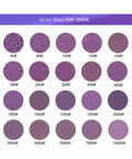Grits chart displaying 60 to 10000 grit options for Versatile 30 Pack Sanding Discs For Drill And Rotary Tool.