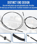 12ft Throttle Shift Remote Control Cables For Outboard Motors Fits Johnson Evinrude OMC BRP 1979 To Present 2 Pack Durable Marine Grade Cables For Easy Throttle And Shift Sync