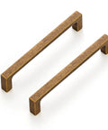 10 Pack Solid 5 Inch Square Cabinet Handles Antique Brass Pulls For Kitchen Cabinets And Drawers, durable zinc alloy construction