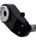 Close-up of Kid Ride On Car Steering Motor Upgrade RS390 5000RPM for 12V or 24V electric cars, easy install replacement gearbox.