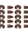 Undermount Drawer Slides Replacement Kit With Rollers 10 Pairs Plastic Guides For Dresser And Nightstand Drawers