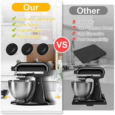 Comparison of Easy Glide Kitchen Appliance Sliders 16 Pieces Self Adhesive Small Appliance Sliders with other pads for mixer
