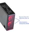 IP67 Waterproof Photoelectric Beam Sensor For Gates And Garage Doors, universal 10-30V DC, showing lens and cord detail.