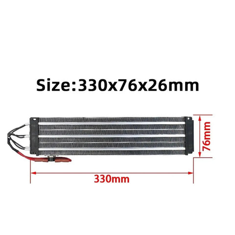 Heavy Duty Ptc Ceramic Industrial Air Heater 220V 2500W Crushes Winter Chill Instantly, 330x76x26mm size with thermal wrapping.