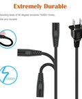 Totally Sweet Premium Ac Power Cord Replacement For Brother Scancut Dx Cutting Machines And Craft Plotters With 100 To 240V Global Voltage And No Sweat Setup, durable design with flexible rubber sleeve.