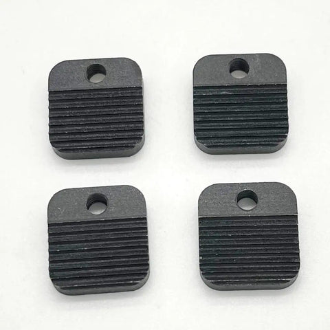 Tension Rack Plate Gripper Kit Replacement Set With Non Slip Plate And Feed Gear Plate For JD13 JD16 And V2 Battery Powered Plastic Strapping Tools Complete Repair Kit To Bring Back Tension And Seal, black metal plates
