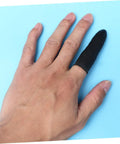 Heavy Duty 1000 Pack Finger Sleeve Protectors Soft Latex Tip Guards on hand, ideal for mechanics and sewing crew, lightweight.