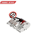 Helical Gear Center Transmission Upgrade for SCX30 Bronco JLU RC Crawlers features 40CrMo steel assembly, detailed side view