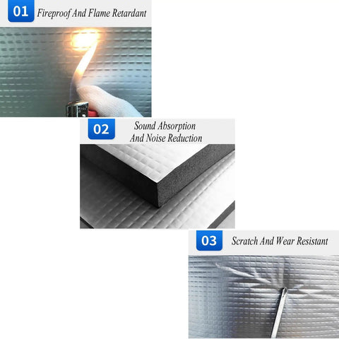 Fireproof and flame retardant features of Stay Cool And Save Cash With This Rock Solid Thermal Insulation Roll.