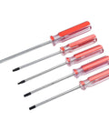 Top Tier 5 Pc Torx Screwdriver Set T15 To T30 Star Bit Kit With Deep Reach Handle Perfect For Impact Driver Usage Electronics Repair and Furniture Build Jobs Made From Tough Chrome Vanadium Steel, five screwdrivers