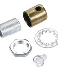 Bronze Metal Cable Gland M10 Locking Screw For Wiring And Pendant Lights Built To Grip And Prevent Slippage Heavy Duty Cable Grips For Hanging Ceilings And Lamps 6 Pack, M10 bronze gland parts
