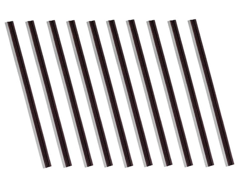 3-1/4 Inch Planer Blades Set - 10 High Speed Steel Knife Blades, 82 mm X 5.5 mm X 1.2 Mm arranged vertically