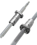2005 20mm Ballscrew Rod From 300mm to 1500mm With DFU2005 Double Nut and BKBF15 End Machined For Engraver Milling