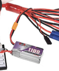 10 In 1 RC Battery Charger Adapter Cable With Balance Board For 2S To 6S LiPo Batteries showing connectors and balance board.