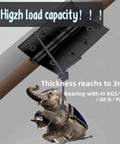 Heavy Duty 4 Inch Stainless Steel Door Hinges Matte Black Ball Bearing Set For Interior And Exterior Use, Elephant Test