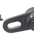 ICT Billet vacuum port hose adapter with mounting bolt, silver metal