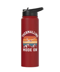Red insulated stainless steel water bottle for sailplane and glider enthusiasts hydration gear for aviation lovers on the go