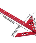 Dead On Aluminum Alloy Center Finder For Woodworking No Nonsense 45 Degree Scribe Marking Tool With Clear Metric Scale for precise measurements