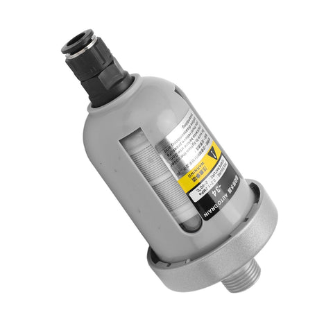 Automatic Drain Valve For Air Systems With Translucent Filter And Floating Ball Valve Easy Install Durable Aluminum Cap High Pressure Ready Keeps Condensed Water Out For Dry Clean Air And Peak Equipment Performance