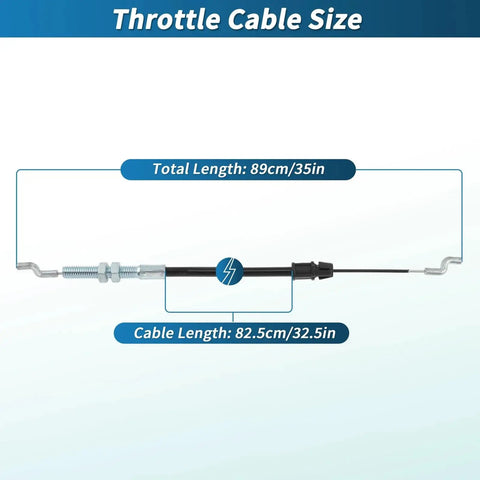 Shift Cable For AT4 All Terrain Field And Brush Mowers Replacement 351311 Fits Most Models 35 Inch Cable Dimensions