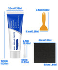 Fast Drying Drywall Repair Kit With Scraper For Holes And Cracks Easy Wall Repair Paste Tube shown with scraper and sandpaper