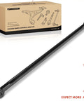 Rear Suspension Track Bar Panhard Rod for Chevrolet Camaro 1982 Through 2002 and Pontiac Firebird 1984 Through 2002 Stabilizes Loose Steering Heavy Duty Steel Fits Driver or Passenger Side Left or Right, black steel rod with bushings