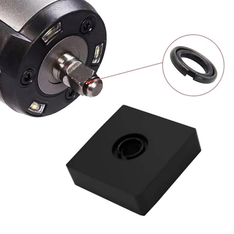 Essential 3/8 Inch Impact Wrench Retaining Rings And Round Sealer Clamps Made From Durable Rubber for tool security.