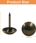 Snag These Top Shelf Antique Bronze Upholstery Tacks For A Slick Vintage Furniture Makeover Hella Sturdy And Rust Free With 100 Ace Pieces Ready To Elevate Any Cool Home Decor Build Project, showing size dimensions 16.6mm and 10.6mm.