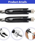 Durable 6-Inch Safety Wire Pliers With High-Carbon Steel Jaws Delivering 10x Torque, detailed view of tool components
