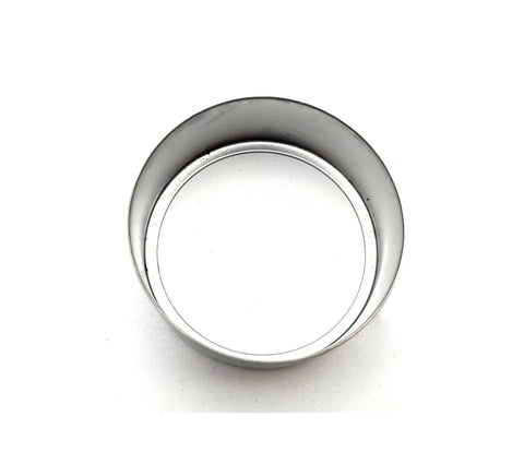 Top view of a Stainless Seal Wear Sleeve For Trailer Axles 1.72 Inch Outer Diameter with O Ring Beefy Heavy Duty Replacement Kit.