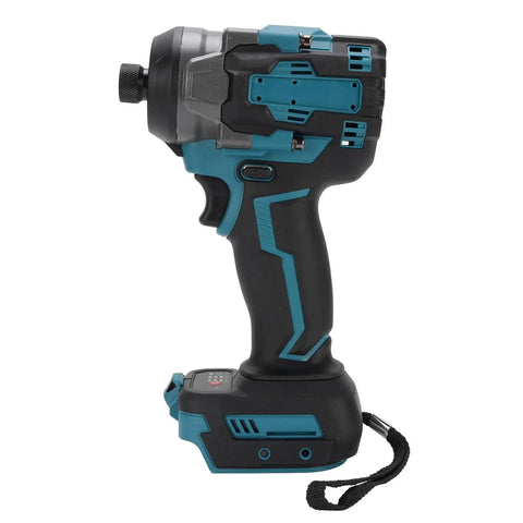 RiToEasysports Cordless Impact Wrench With 405 Ft Lbs Brushless High Torque 18V Electric Tool Offering 3500 Ipm side view with ergonomic handle.